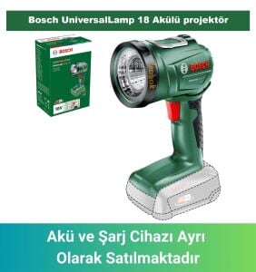 Bosch UniversalLamp 18 Akülü projektör (Akü ve Şarj Yoktur) 06039A1100