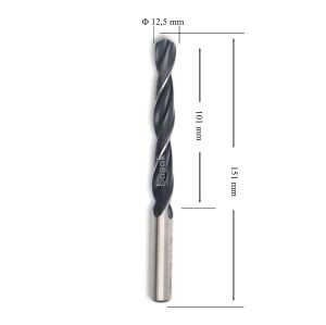 MTE 12,5 mm Haddeli Metal Matkap Ucu HSS DIN 338