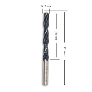 MTE 12 mm Haddeli Metal Matkap Ucu HSS DIN 338