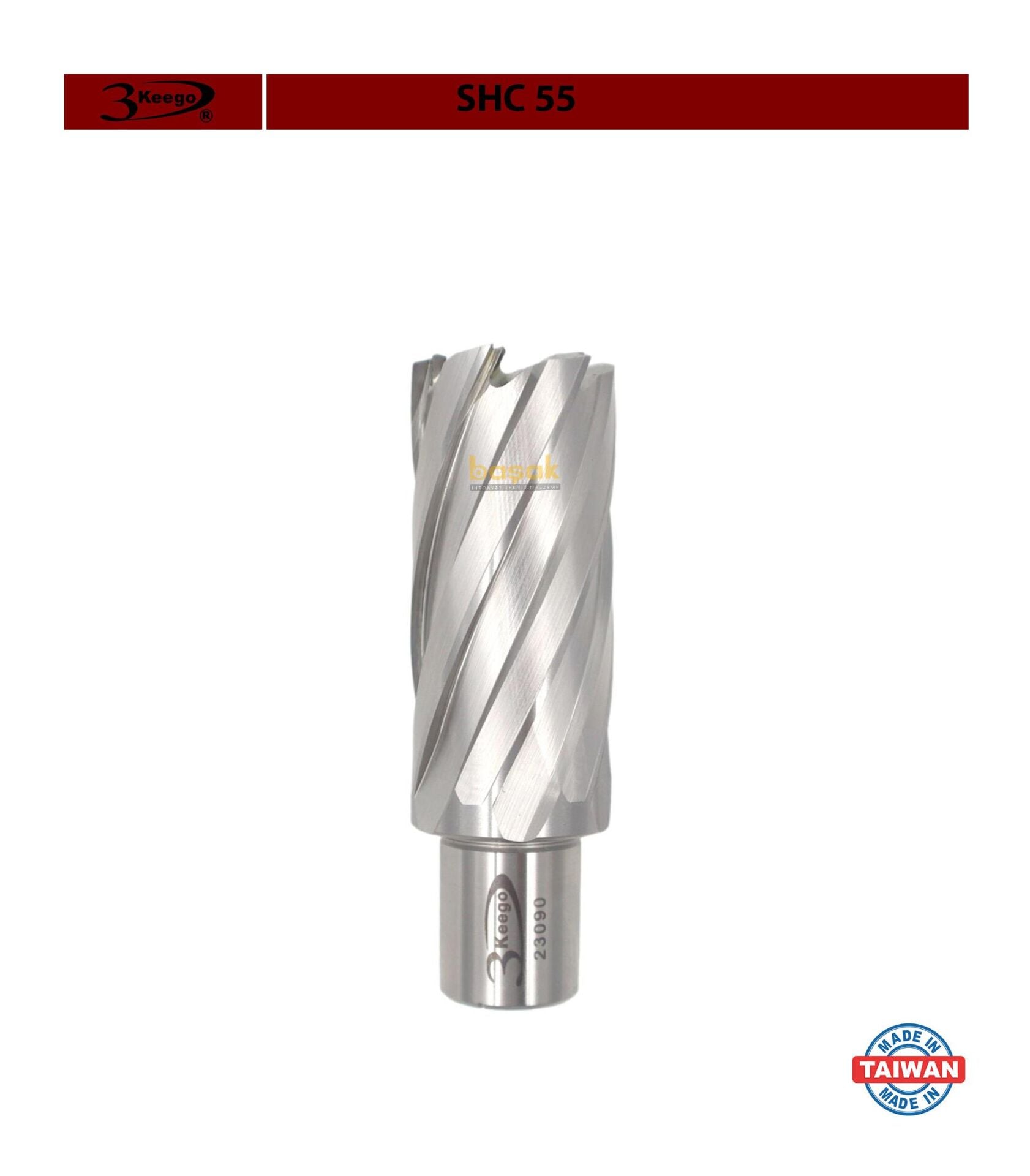 3Keego 27 x 55 mm HSS Manyetik Matkap Ucu SHC55