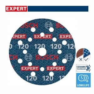 Bosch Expert O780 125 mm 120 Kum 6'lı Cırtlı Folyo Zımpara Diski 2608902401