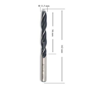 MTE 11,5 mm Haddeli Metal Matkap Ucu HSS DIN 338