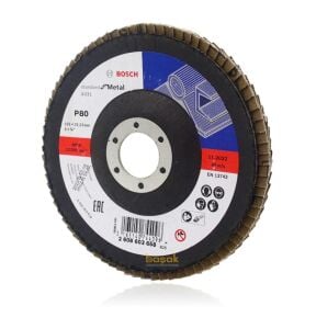 Bosch 125 mm 80 Kum X431 Standart Metal Flap Disk 2608603658