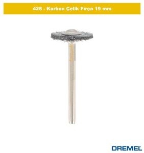 DREMEL 428 Karbon Çelik Fırça 19 mm 26150428JA