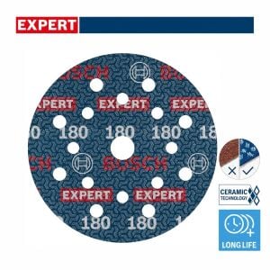 Bosch Expert O780 125 mm 180 Kum 6'lı Cırtlı Folyo Zımpara Diski 2608902403