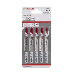 T 102 D PP Polipropilen İçin Dekupaj Ucu 5'li 2608667444