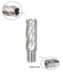 3Keego 23 x 55 mm HSS Manyetik Matkap Ucu SHC55