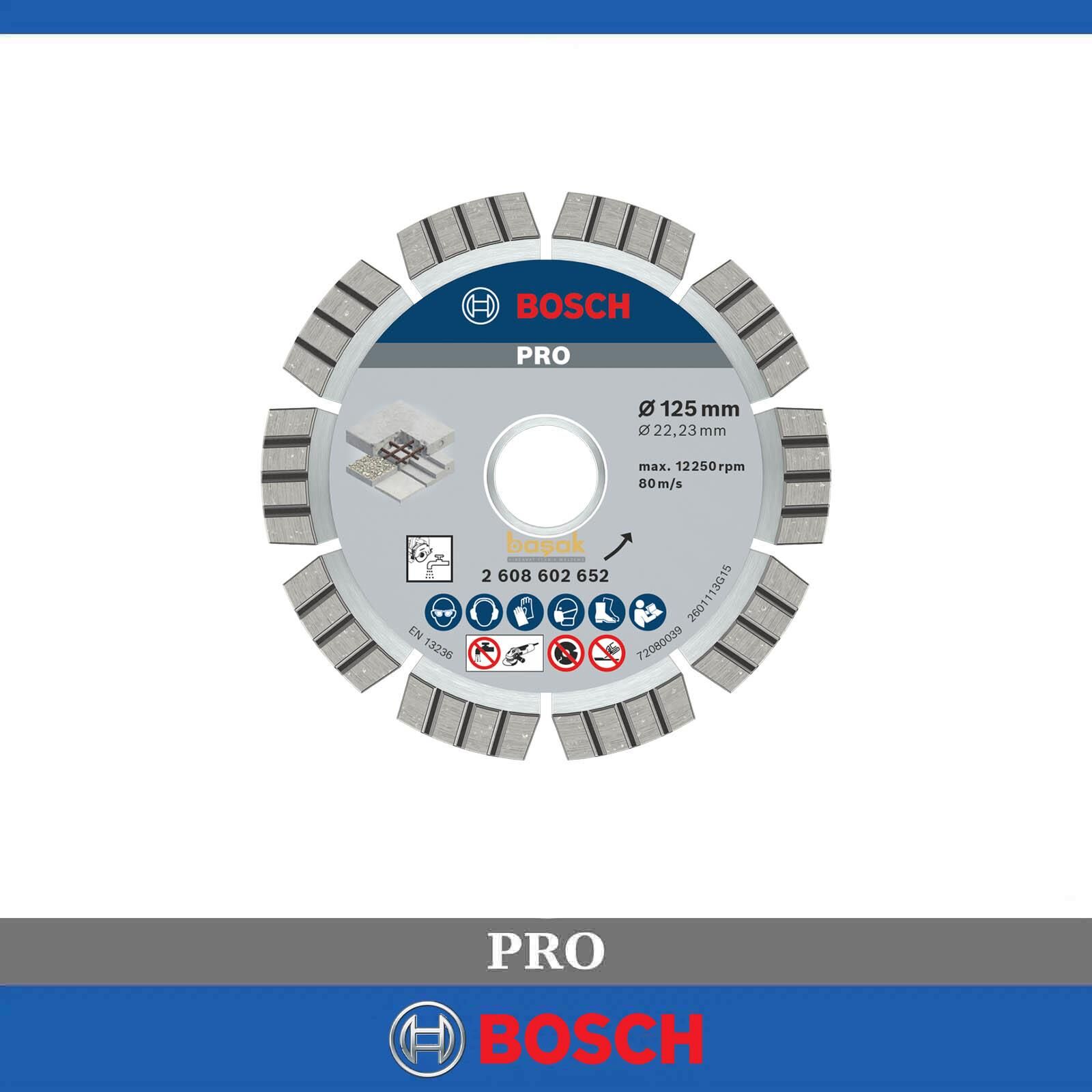 Bosch Best 125 mm Temiz ve Hızlı Beton Kesme Testeresi 2608602652