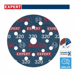 Bosch Expert O780 125 mm 320 Kum 6'lı Cırtlı Folyo Zımpara Diski 2608902405