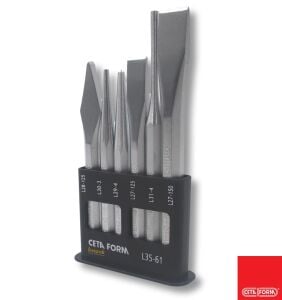 Ceta Form 6 Parça Keski ve Zımba Takımı L35-61