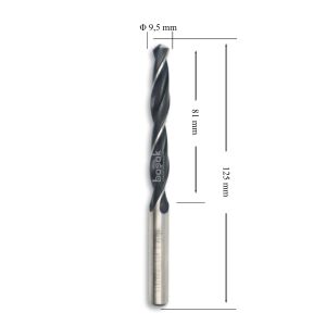MTE 9,5 mm Haddeli Metal Matkap Ucu HSS DIN 338