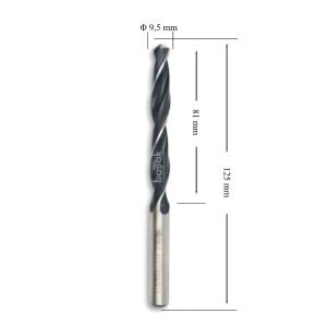 MTE 9,5 mm Haddeli Metal Matkap Ucu HSS DIN 338