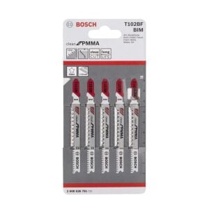 T 102 BF Pleksi-PPMA Kesim Dekupaj Ucu 5'li 2608636781