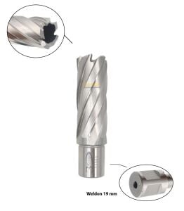 3Keego 22 x 55 mm HSS Manyetik Matkap Ucu SHC55