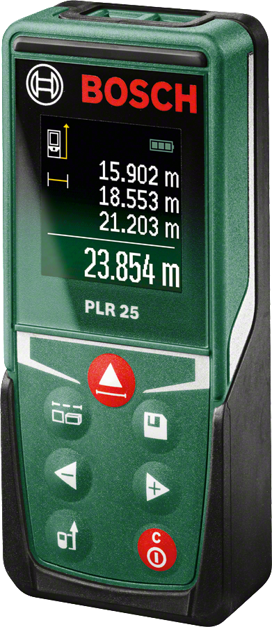Bosch PLR 25 Dijital Lazerli Uzaklık Ölçer Karton Kutu Versiyon 0603672501
