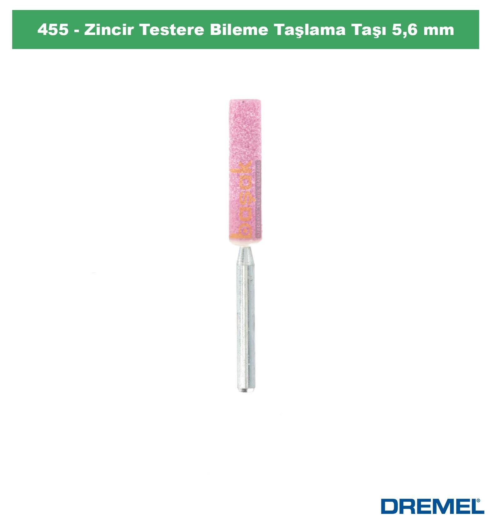 DREMEL 455 Zincir Testere Bileme Taşlama Taşı 5,6 mm (3 Adet) 26150455JA
