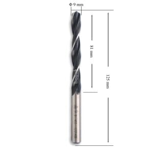 MTE 9 mm Haddeli Metal Matkap Ucu HSS DIN 338