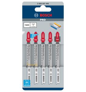 T 102 H PVC İçin Temiz Kesim Dekupaj Ucu 5'li 2608667446