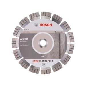 Bosch Best 230 mm Temiz ve Hızlı Beton Kesme Diski 2608602655