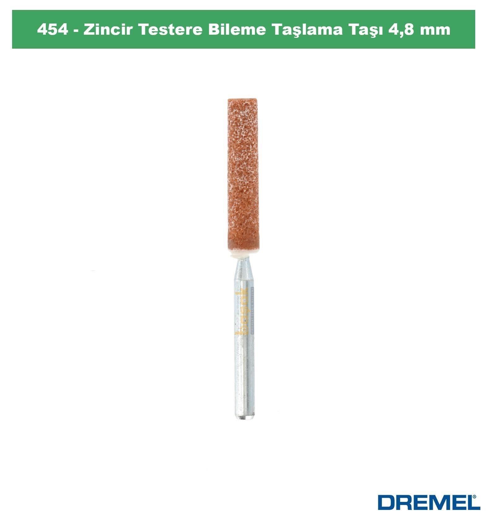 DREMEL 454 Zincir Testere Bileme Taşlama Taşı 4,8 mm (3 Adet) 26150454JA