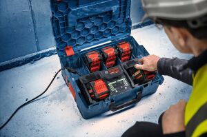 Bosch Expert EXAL18V2-320 Aynı Anda 2 Akü Hızlı Şarj Cihazı 1600A02YG5