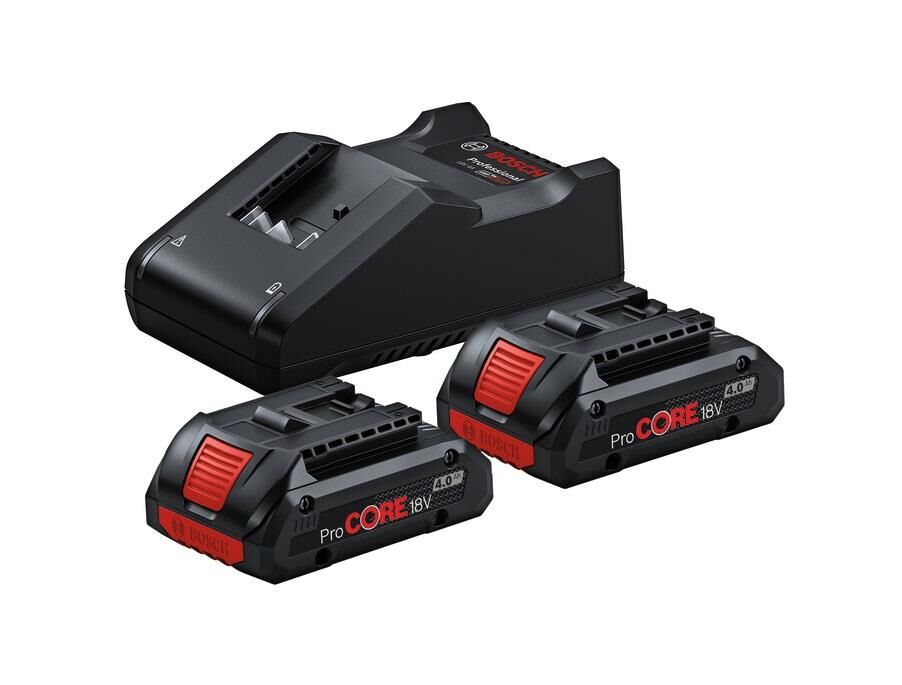 Bosch 2 Adet ProCORE 18V 4Ah Akü-GAL 18V-40 Şarj Seti 1600A01BA3