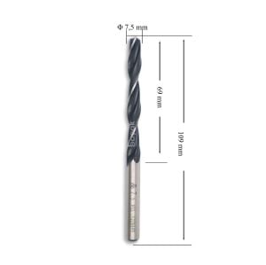 MTE 7,5 mm Haddeli Metal Matkap Ucu HSS DIN 338