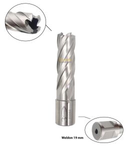 3Keego 17 x 55 mm HSS Manyetik Matkap Ucu SHC55