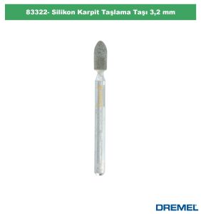 DREMEL 83322 Silikon Karpit Taşlama Taşı 3,2 mm (3 Adet) 26153322JA