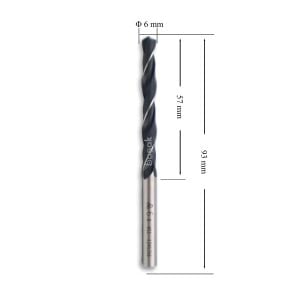 MTE 6 mm Haddeli Metal Matkap Ucu HSS DIN 338