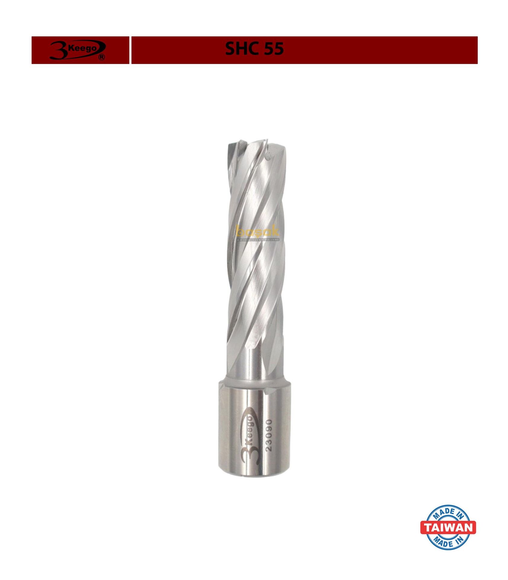 3Keego 15 x 55 mm HSS Manyetik Matkap Ucu SHC55