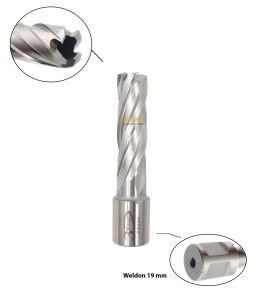 3Keego 15 x 55 mm HSS Manyetik Matkap Ucu SHC55