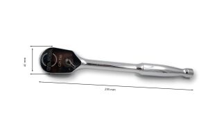 Ceta Form C21-T90 1/2'' Kapalı Tip Cırcır Kolu (Metal Saplı)