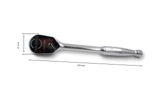 Ceta Form C21-T90 1/2'' Kapalı Tip Cırcır Kolu (Metal Saplı)