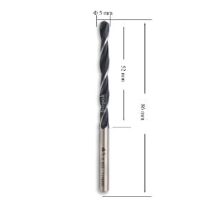 MTE 5 mm Haddeli Metal Matkap Ucu HSS DIN 338
