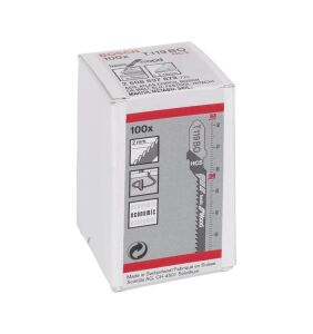 T 119 BO Hesaplı Kavisli Ahşap Dekupaj Ucu 100'lü 2608637879