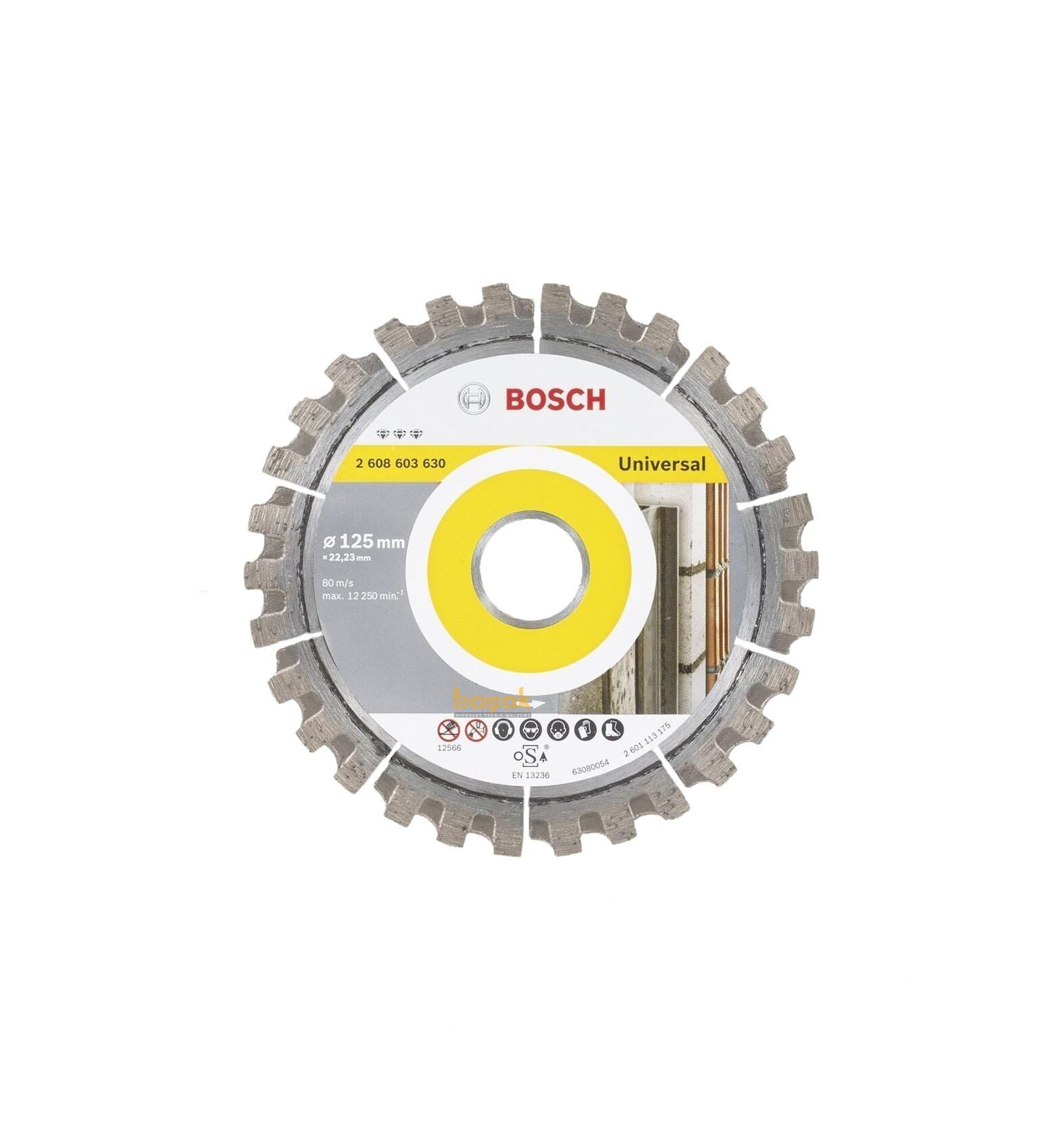 Bosch Best Kesim Donatılı Beton 125 mm Turbo Kesme Diski 2608603630
