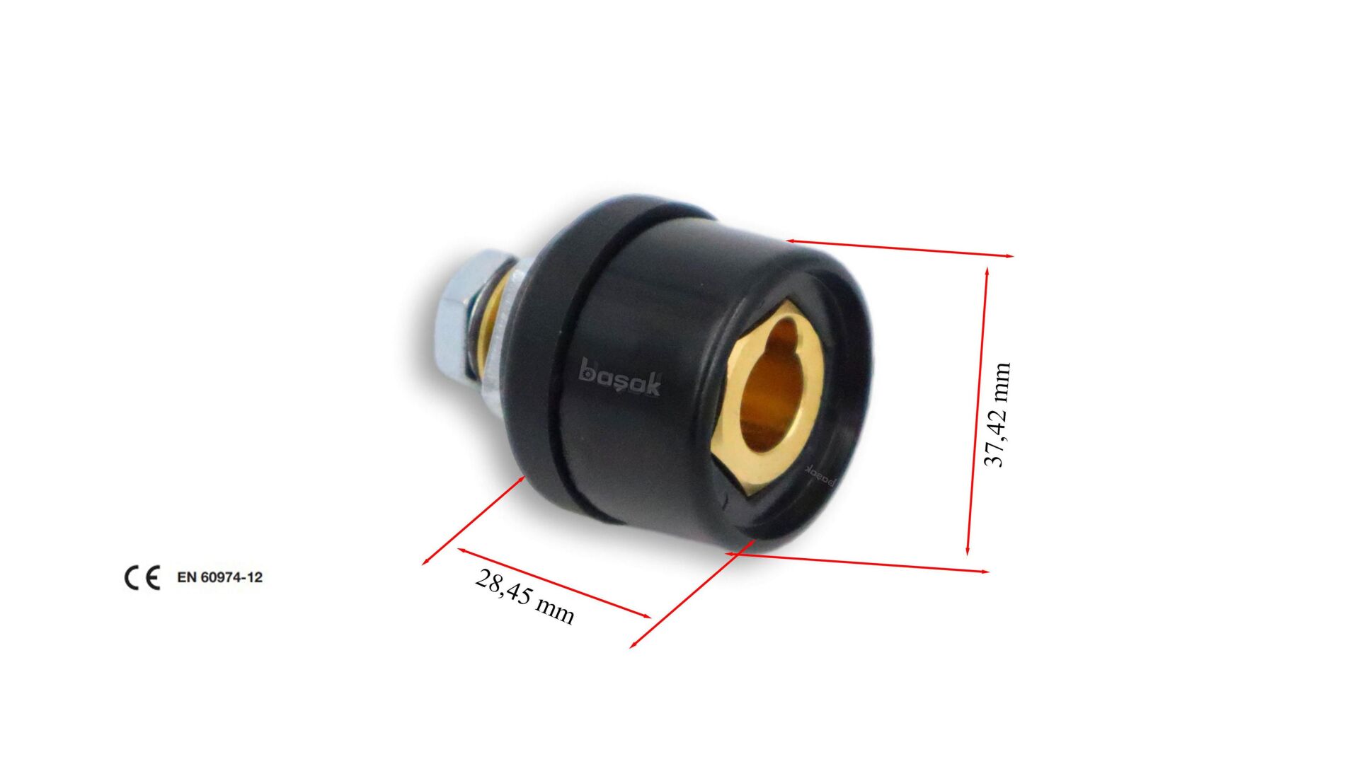 CX0058 35-70 mm² Kaynak Makinesi Bağlantı Soketi Dişi Trafimet İtalyan