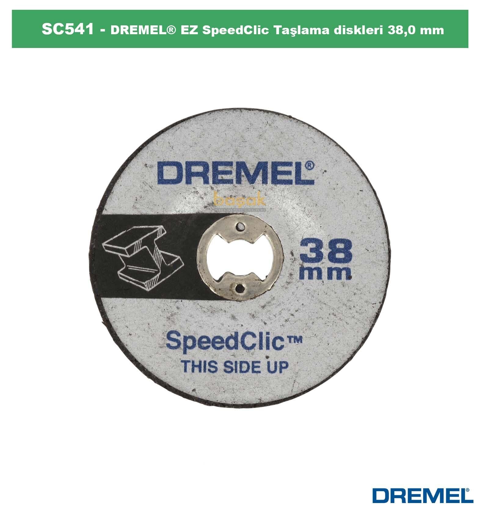 DREMEL SC541 EZ SpeedClic Taşlama Diskleri (2 Adet) 2615S541JA
