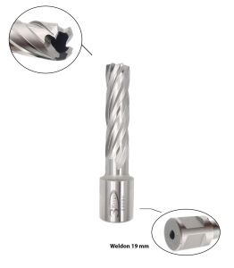 3Keego 13 x 55 mm HSS Manyetik Matkap Ucu SHC55