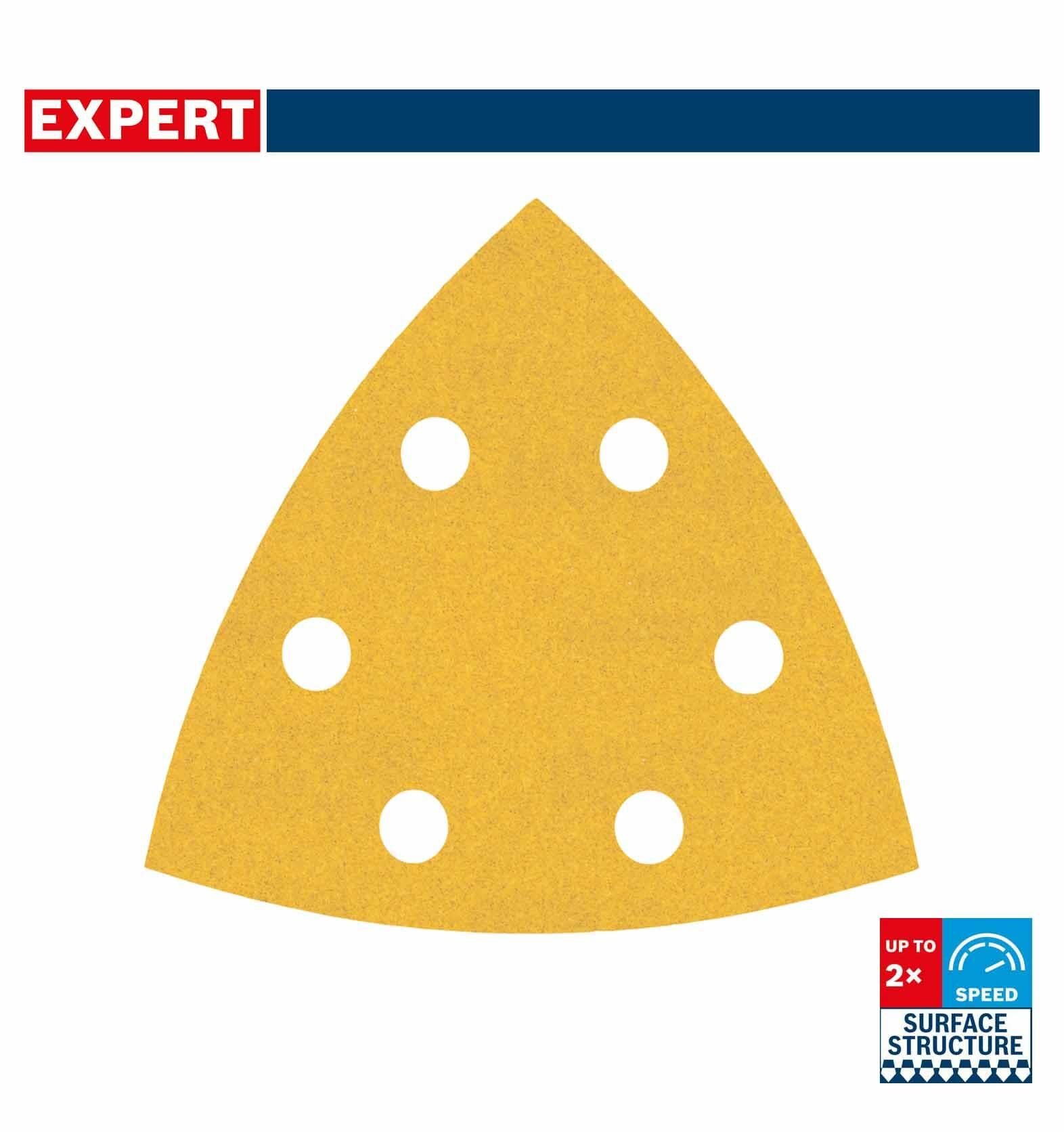 Bosch Expert 93x93 mm 240 kum Üçgen Zımpara Kağıdı 50'li