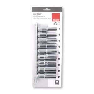 Ceta Form C24-RH09 9 Parça 10-22mm 1/2’’ Derin Lokma Takımı