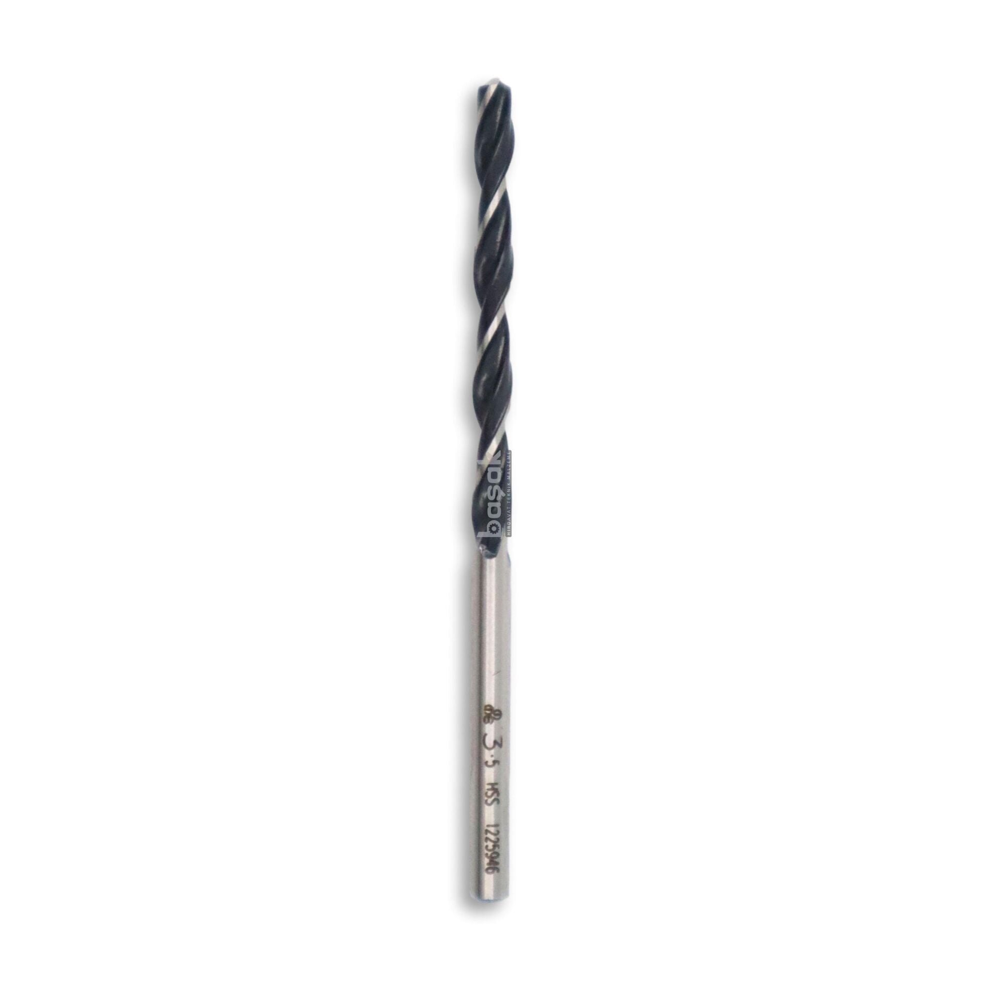 MTE 3,5 mm Haddeli Metal Matkap Ucu HSS DIN 338