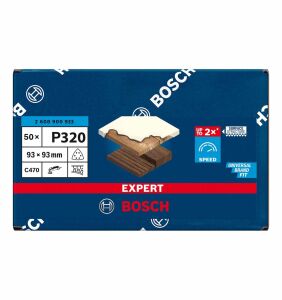 Bosch Expert 93x93 mm 320 kum Üçgen Zımpara Kağıdı 50'li