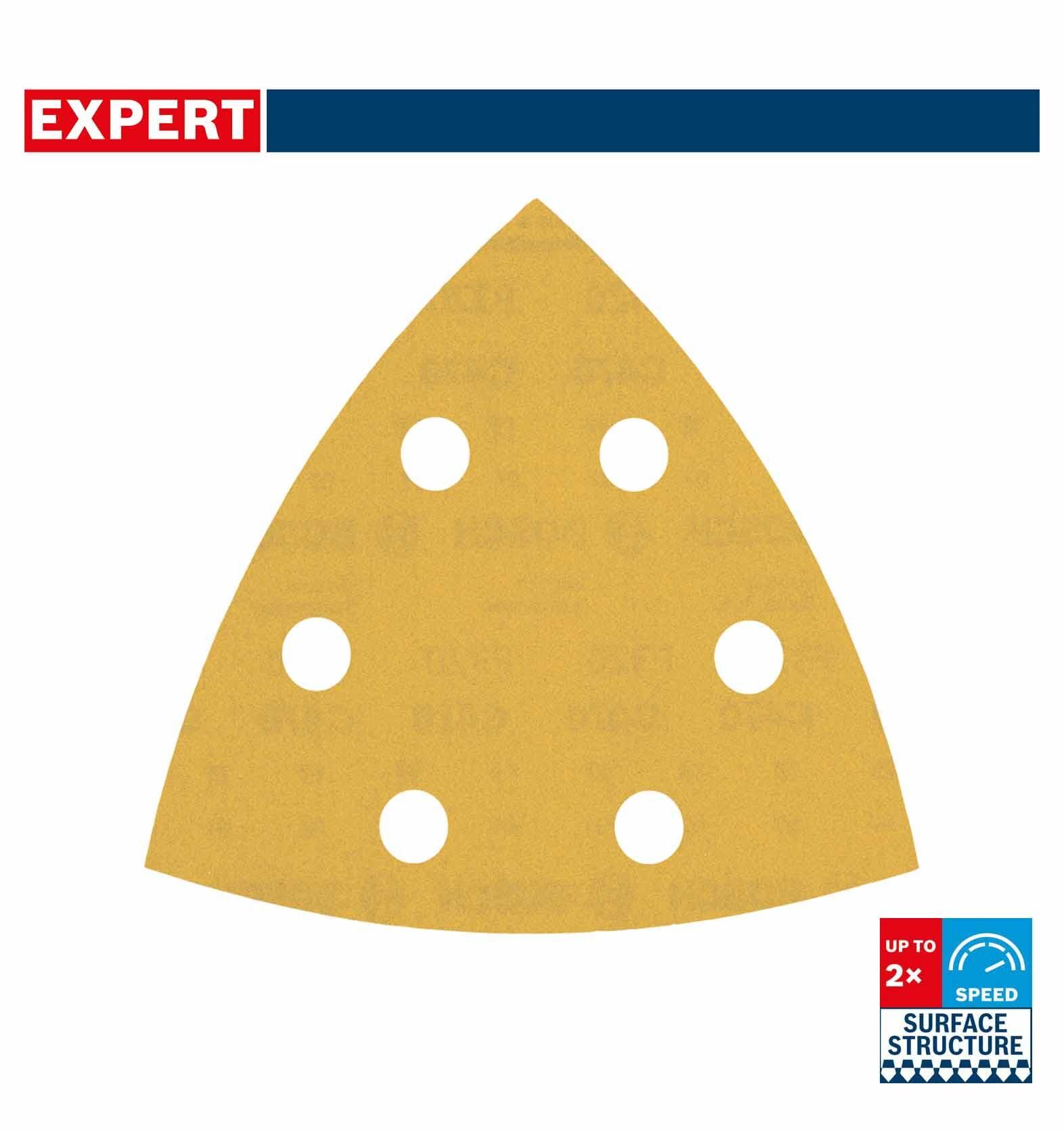 Bosch Expert 93x93 mm 320 kum Üçgen Zımpara Kağıdı 50'li 2608900933