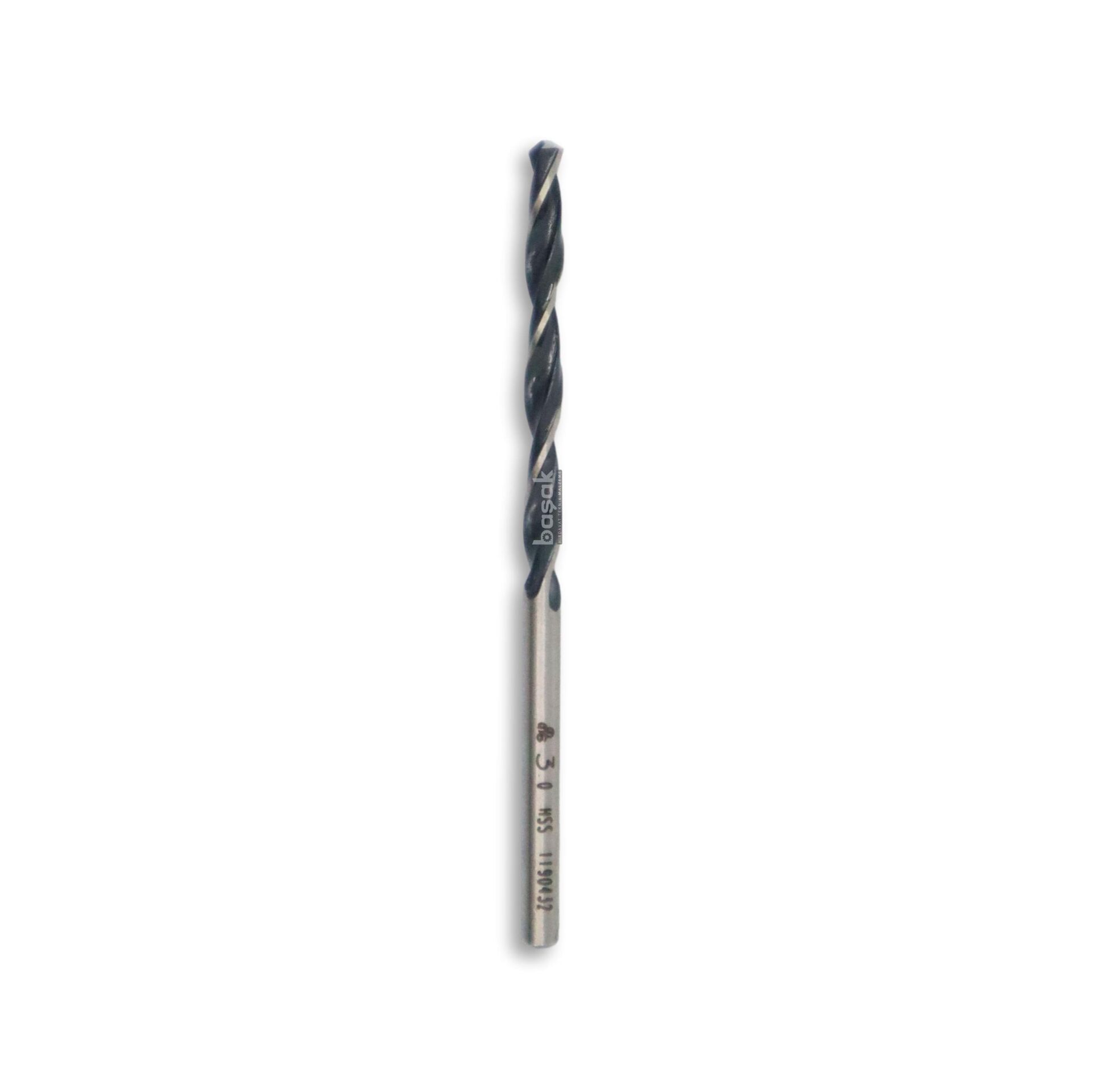 MTE 3 mm Haddeli Metal Matkap Ucu HSS DIN 338