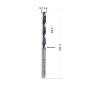 MTE 3 mm Haddeli Metal Matkap Ucu HSS DIN 338