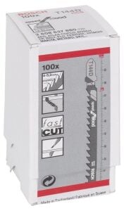 T 144 D Hesaplı Hızlı Kesim Ahşap Dekupaj Ucu 100'lü 2608637880