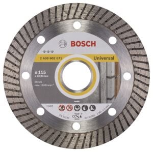 Bosch Best 115 mm Beton, Tuğla, Taş  Turbo Kesme Diski 2608602671