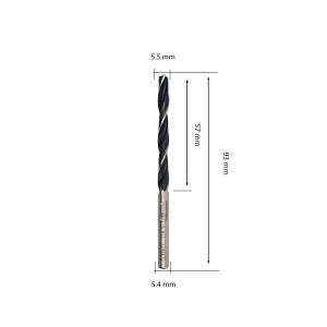 MTE 5,5 mm Haddeli Metal Matkap Ucu HSS DIN 338